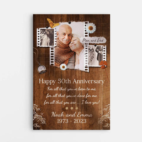 gifts for to be husband happy anniversary canvas 