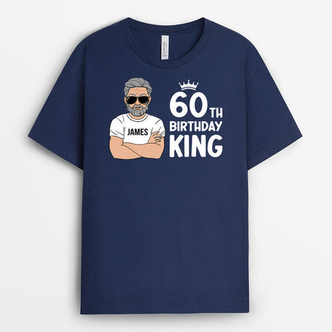 gift ideas for a husband 60th birthday king t shirt 