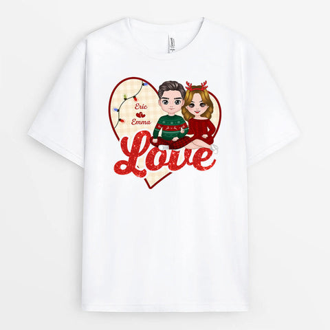 gift ideas for a husband love at xmas t shirt 