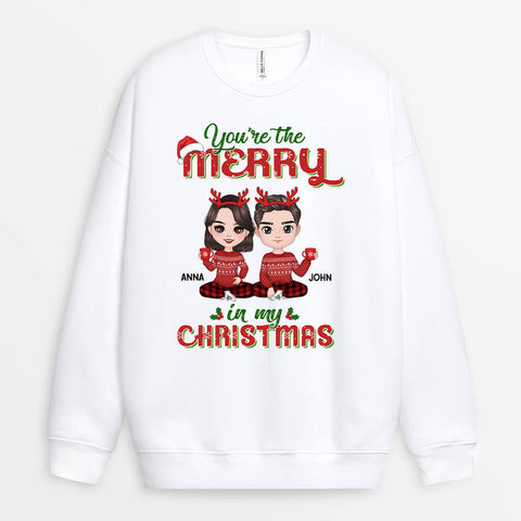 gift ideas for a husband you are the merry in my christmas sweatshirt 