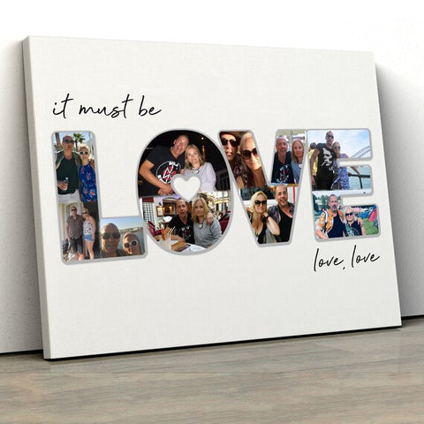 Gift Ideas for Girlfriend Anniversary - Personalised Canvas