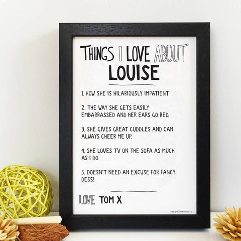 Personalised Gifts And Gift Ideas For Girlfriend DIY
