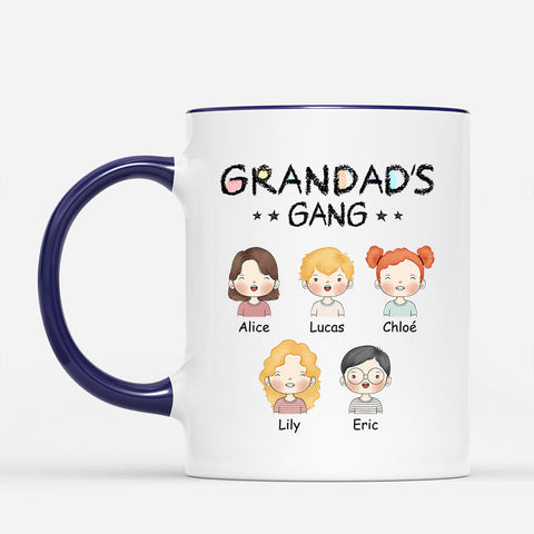 Personalised Grandad/Daddy's Gang Mug - gift ideas for grandad[product]