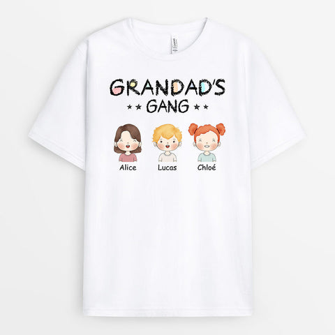 Personalised Grandad's Gang/Daddy's Gang T-shirt - thoughtful gifts for grandad[product]
