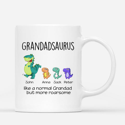 Personalised Grandadsaurus Mug-best grandad gifts