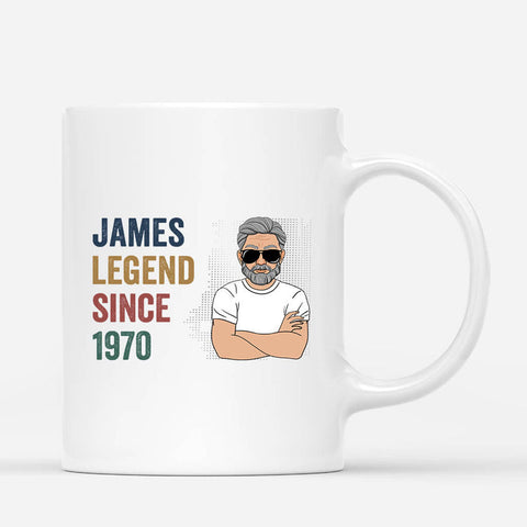 Personalised Legend Since Mug-best grandad presents