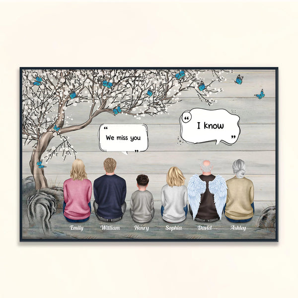 Gift Ideas for Grieving Friend UK - Personalised Memorial Poster