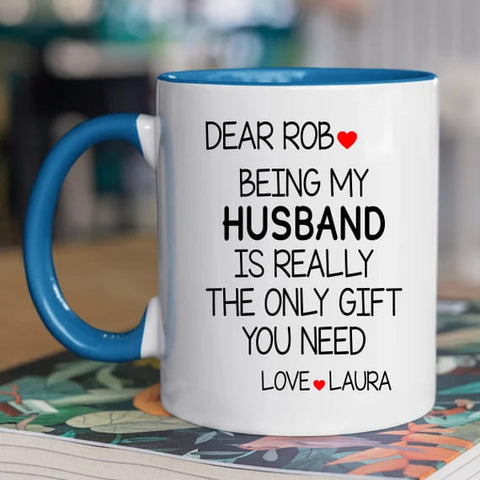 Valentine Gift Ideas for Husband - Personalised Mugs
