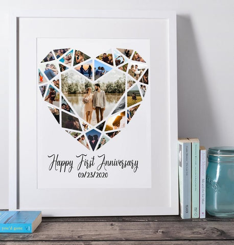 Gift Ideas for Husband Anniversary - Personalised Canvas