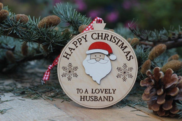 Gift Ideas for Husband at Christmas - Personalised Ornaments