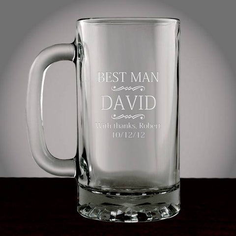 30th Gift Ideas for Male Friend Birthday - Custom Beer Glasses