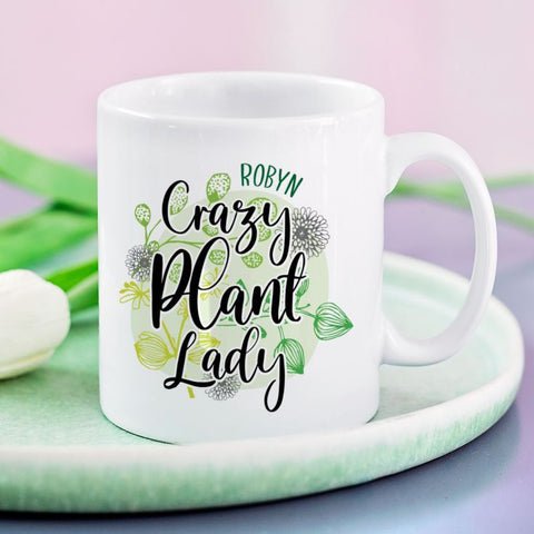 Birthday Gift Ideas for Plant Lovers - Personalised Mugs