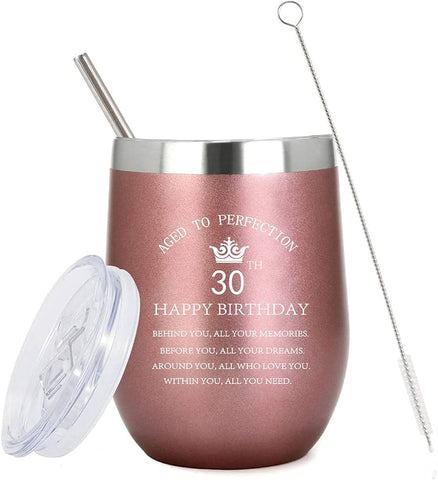 Gift Ideas for Wife's 30th Birthday - Personalised Tumbler