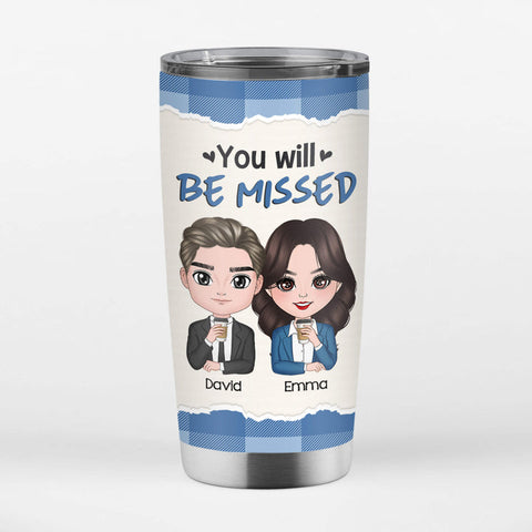 This tumbler, featured a funny farewell wish, makes the goodbye memorable for leaving male coworkers[product]