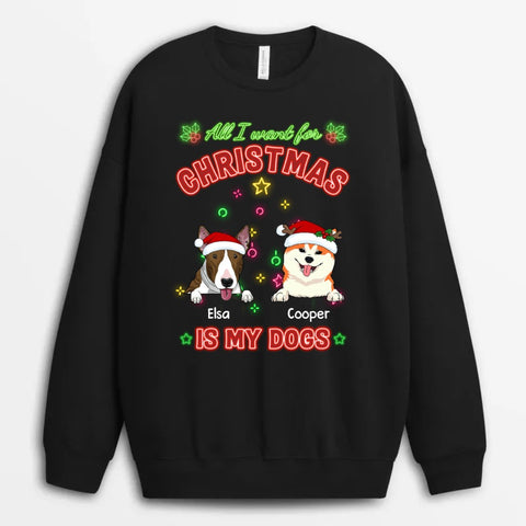 Personalised Xmas sweatshirts with dog for colleagues[product]