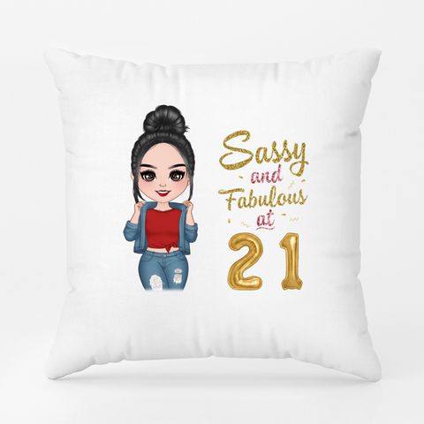 Personalised Still Very Sassy And Beautiful At Pillow as 21st birthday gift ideas for a daughter