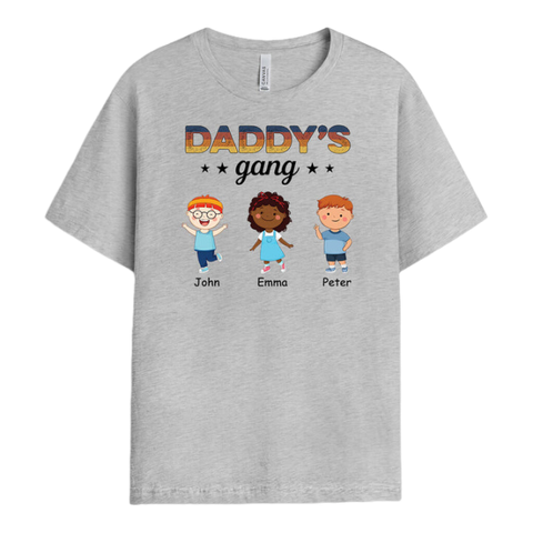 Personalised Grandpa's Gang T-Shirt is the greatest gifts for Father's Day to bring smile on dad's face