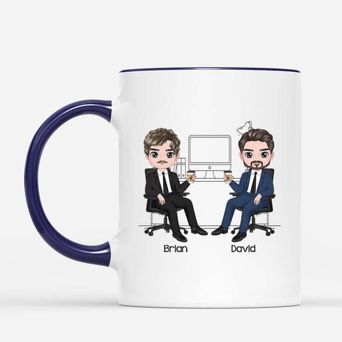 This custom mug, personalised with a funny quote, is perfect to create laughter on coworkers’ birthday