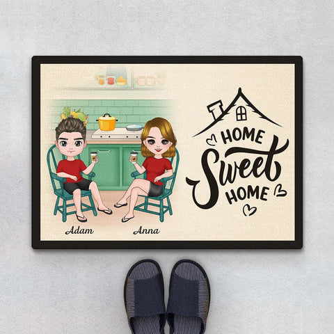 Gifts Ideas for Friends Wedding - Customised Welcome Mat