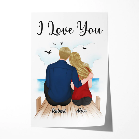 Gifts Ideas For Girlfriends - Personalised Poster For A Fiance