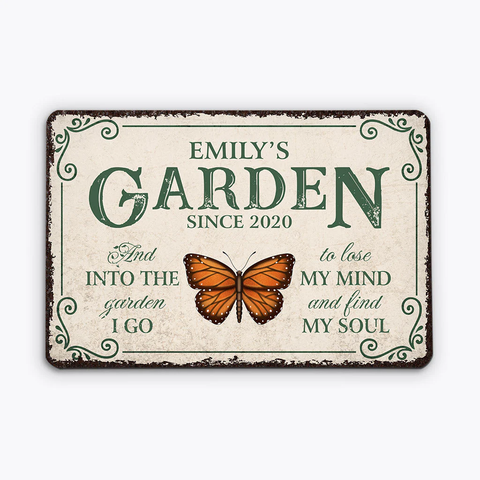 Anniversary Gifts Ideas For Girlfriends - Personalised Metal Sign