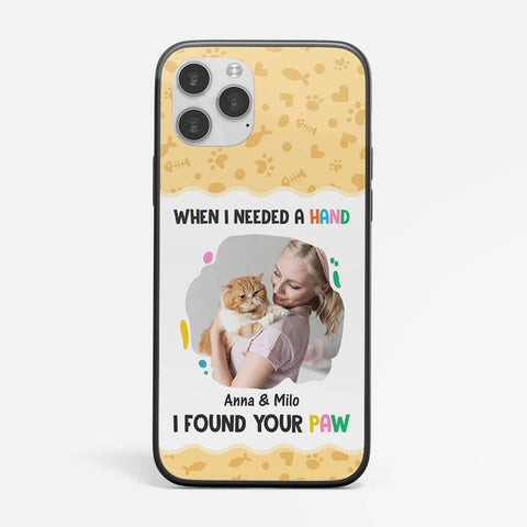 Personalised When I Needed A Hand Phone Case-ideas for graduation gifts