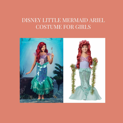 Disney Little Mermaid Ariel Costume for Girls