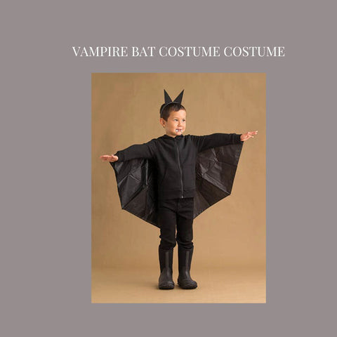 DIY Vampire Bat Halloween Costume For Kids