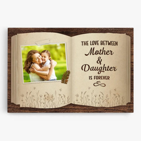canvas personalised for mum with photo and custom message[product]