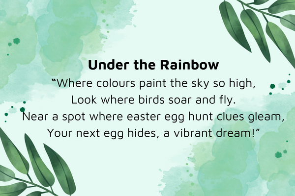 Easter Egg Hunt Clues Printable