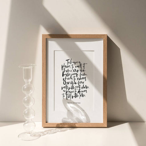 Housewarming Gift Ideas for Couple - Modern Wall Art Piece