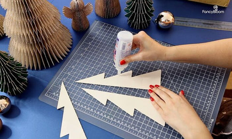 how to make christmas tree with paper