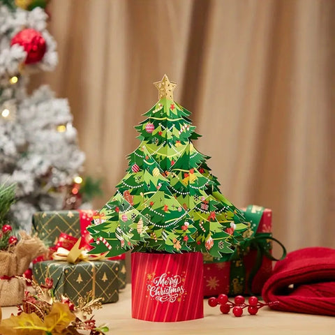 how to make christmas tree with paper
