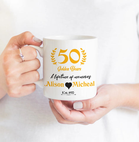 Ideas Anniversary Gifts for Her - Personalised Mugs