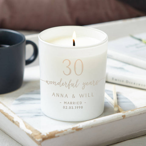 How to Choose Perfect Ideas for 30th Wedding Anniversary Gifts