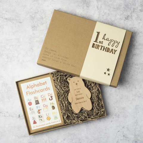 Ideas for a 1st Birthday Present - Personalised 1st Birthday Gifts from Personal Chic