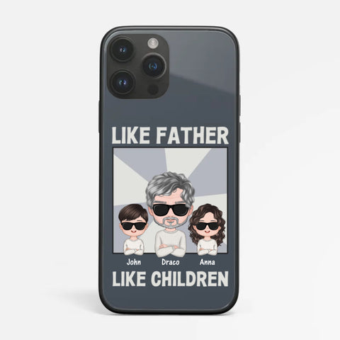 Personalised 'Like Father Like Daughter/Son' Phone Case - Gift Ideas for Dad's 50th Birthday UK[product]