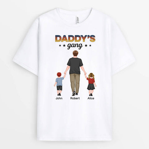 Personalised 'Daddy's Gang' T-Shirt - Gift Ideas for Dad's 50th Birthday UK[product]