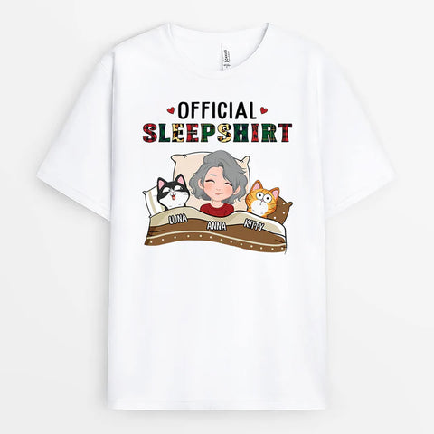 Official Sleepshirt Grandma Cat T-Shirt