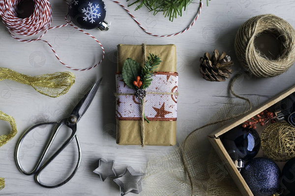 Luxury Christmas Gift Wrapping Ideas - Premium Scissors and Tapes