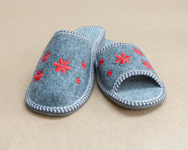 Mother's Day Homemade Gifts - DIY Embroidered Slippers