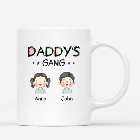 customised ceramic fathers day cups for dad with name[product]