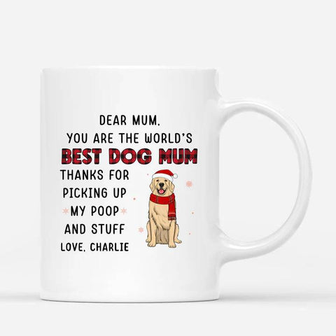 customised christmas dog mug with custom message[product]