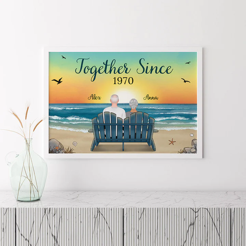 A "Together Since" Poster Celebrates The Journey Of Your Relationship