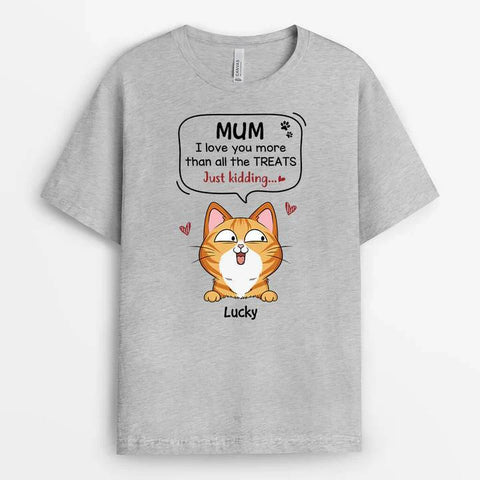 custom made t-shirt with cat and funny message from cat