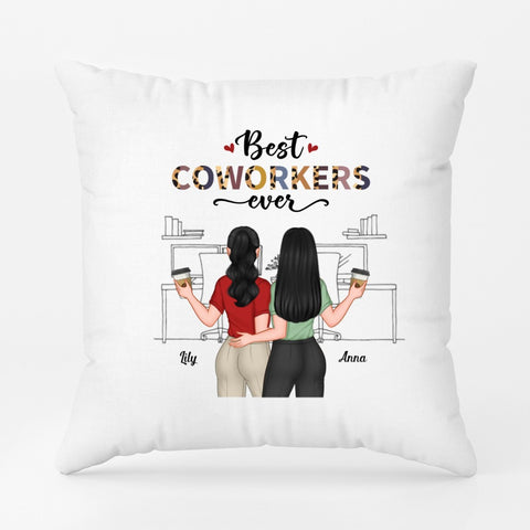 personalised pillow for colleagues with message[product]