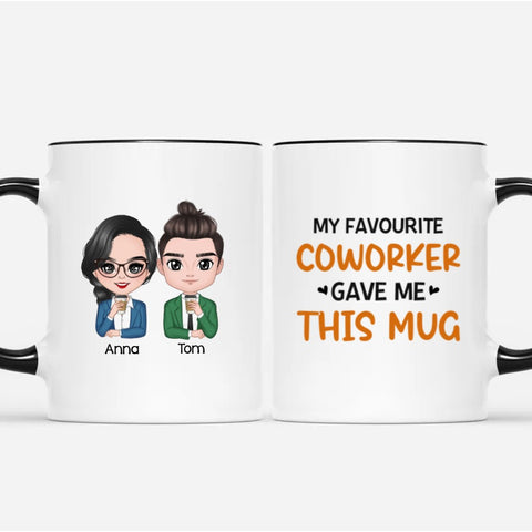 personalised mugs for leaving coworker with names[product]