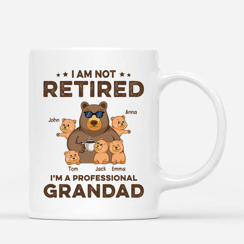 retirement gift ideas professional bear grandad mug 