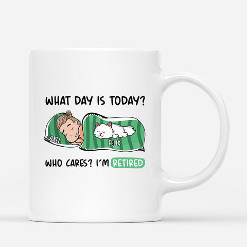 gifts for a woman retiring who cares im retired mug 