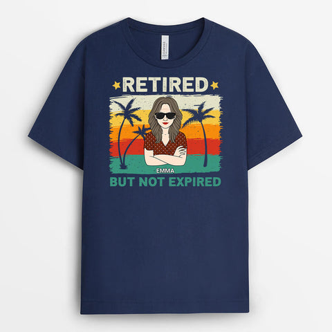 retirement present retired not expired t shirt 